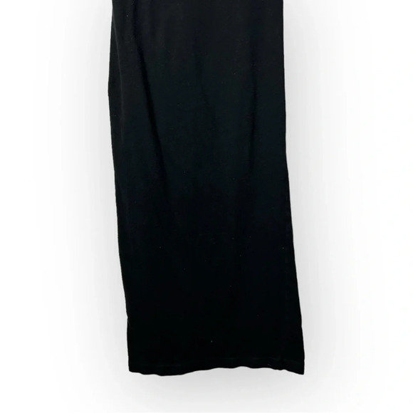 IRO Cotton Sleeveless Ruched Maxi Dress in Black - Picture 6 of 7